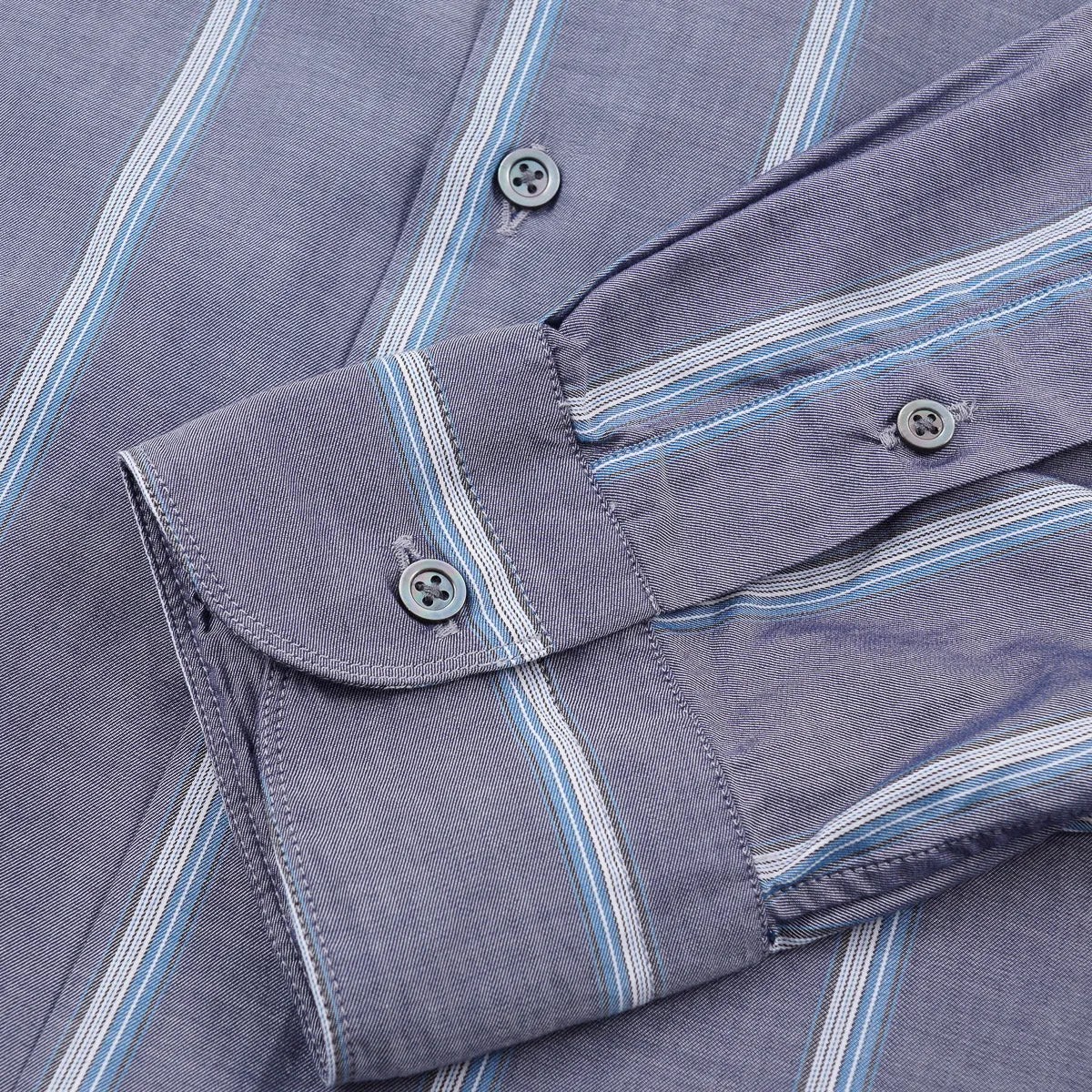 Boglioli Slim-Fit Striped Dress Shirt