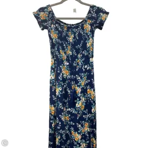Dress Casual Maxi By Band Of Gypsies In Floral Print. Size: M