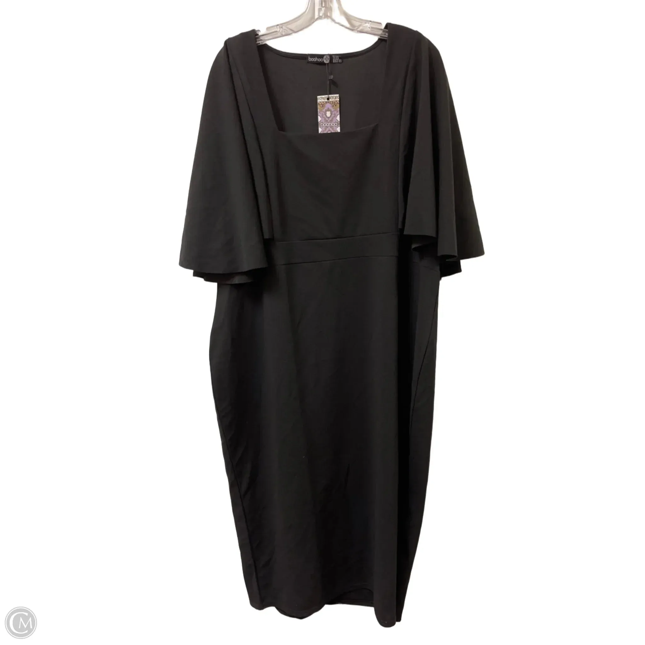 Dress Casual Maxi By Boohoo Boutique In Black. Size: 4x