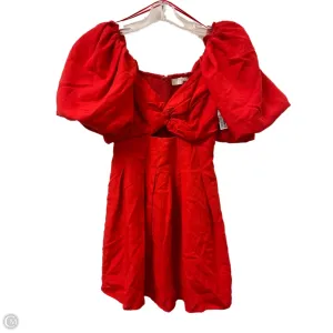 Dress Casual Midi By Astr In Red. Size: Xs