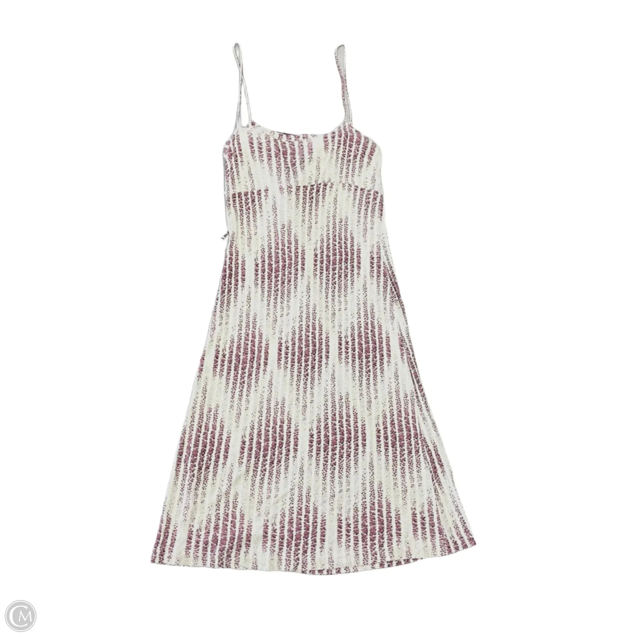 Dress Casual Midi By Free People In Purple & Tan. Size: S