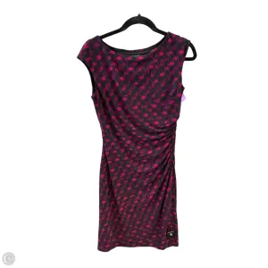 Dress Casual Midi By Lauren By Ralph Lauren In Black & Pink. Size: 6