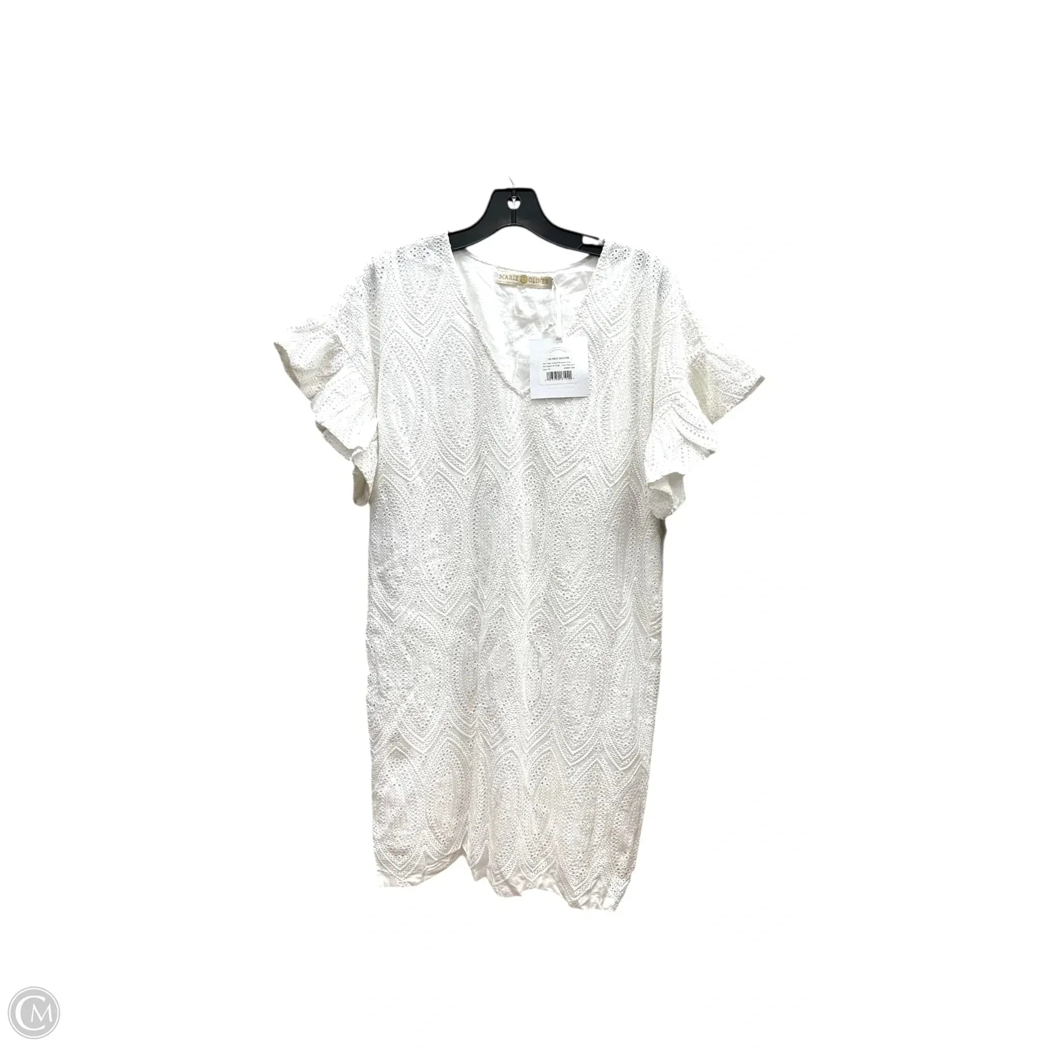 Dress Casual Midi By Marie Oliver In White. Size: M
