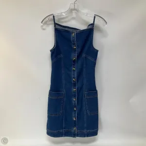 Dress Casual Short By Anthropologie In Blue Denim. Size: Xs