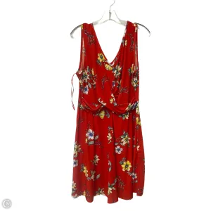 Dress Casual Short By Candies In Red. Size: Xl