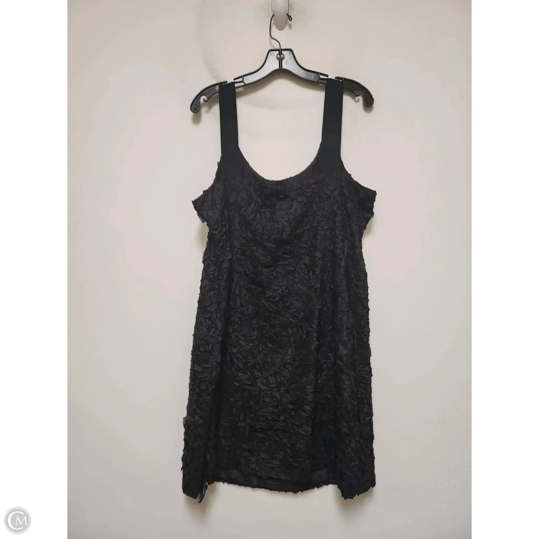 Dress Casual Short By Eileen Fisher In Black. Size: Xl
