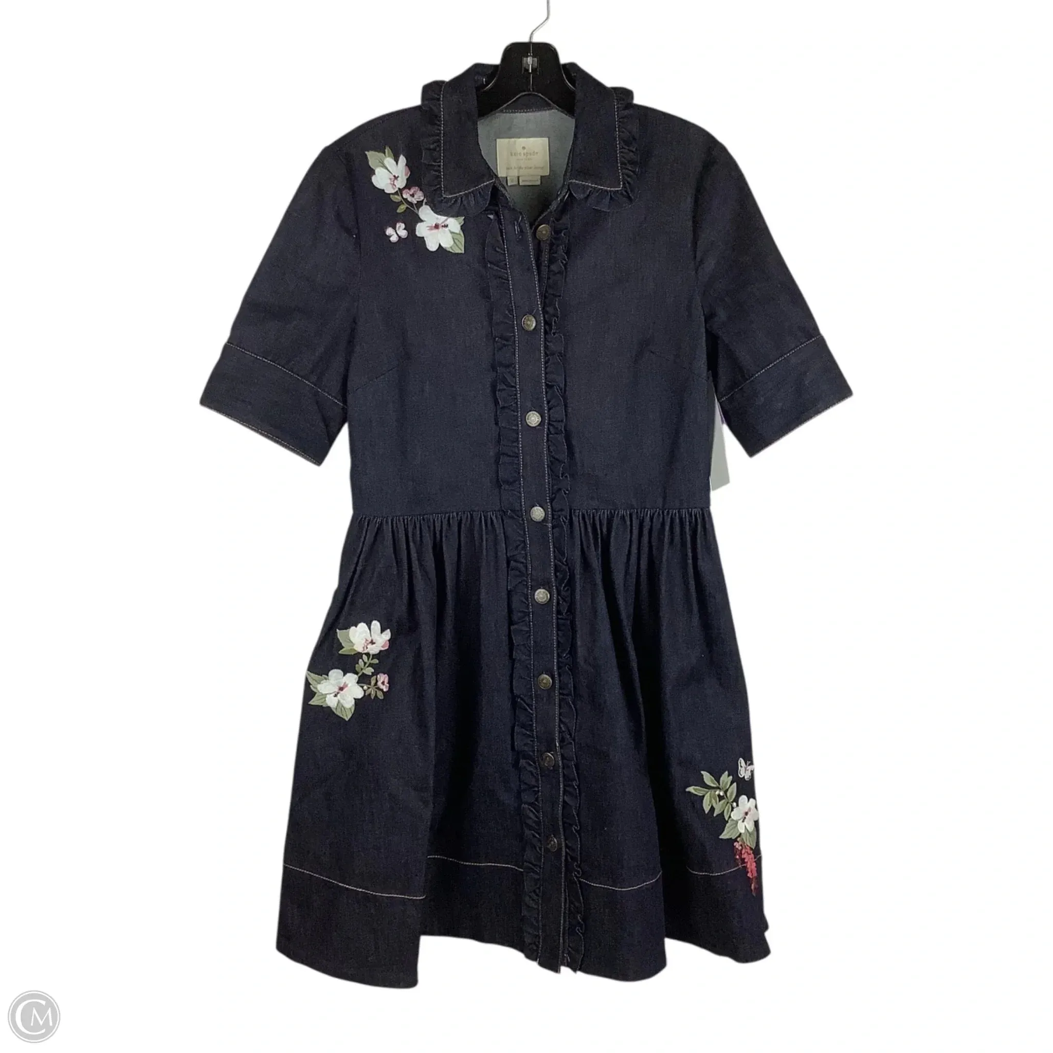 Dress Designer By Kate Spade In Blue Denim. Size: 6