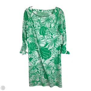 Dress Designer By Lilly Pulitzer In Green & White. Size: M