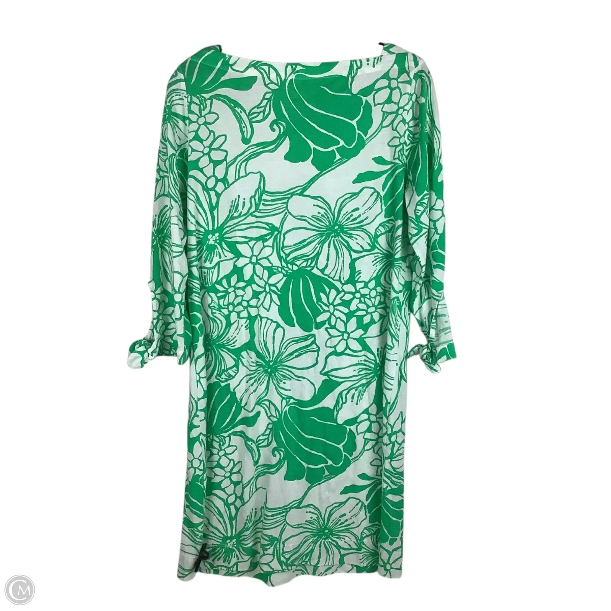 Dress Designer By Lilly Pulitzer In Green & White. Size: M