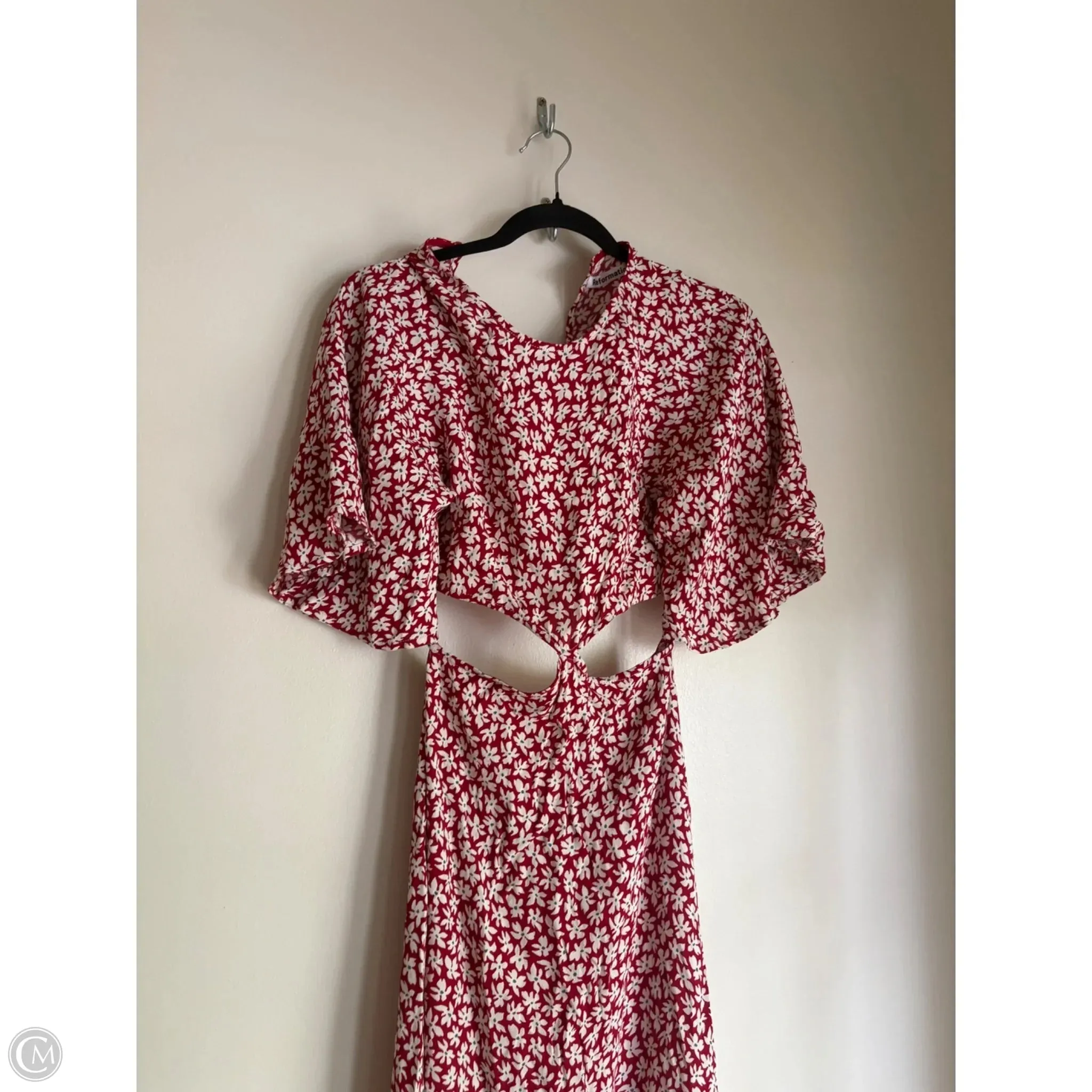 Dress Party Long By Reformation In Floral Print. Size: Xs