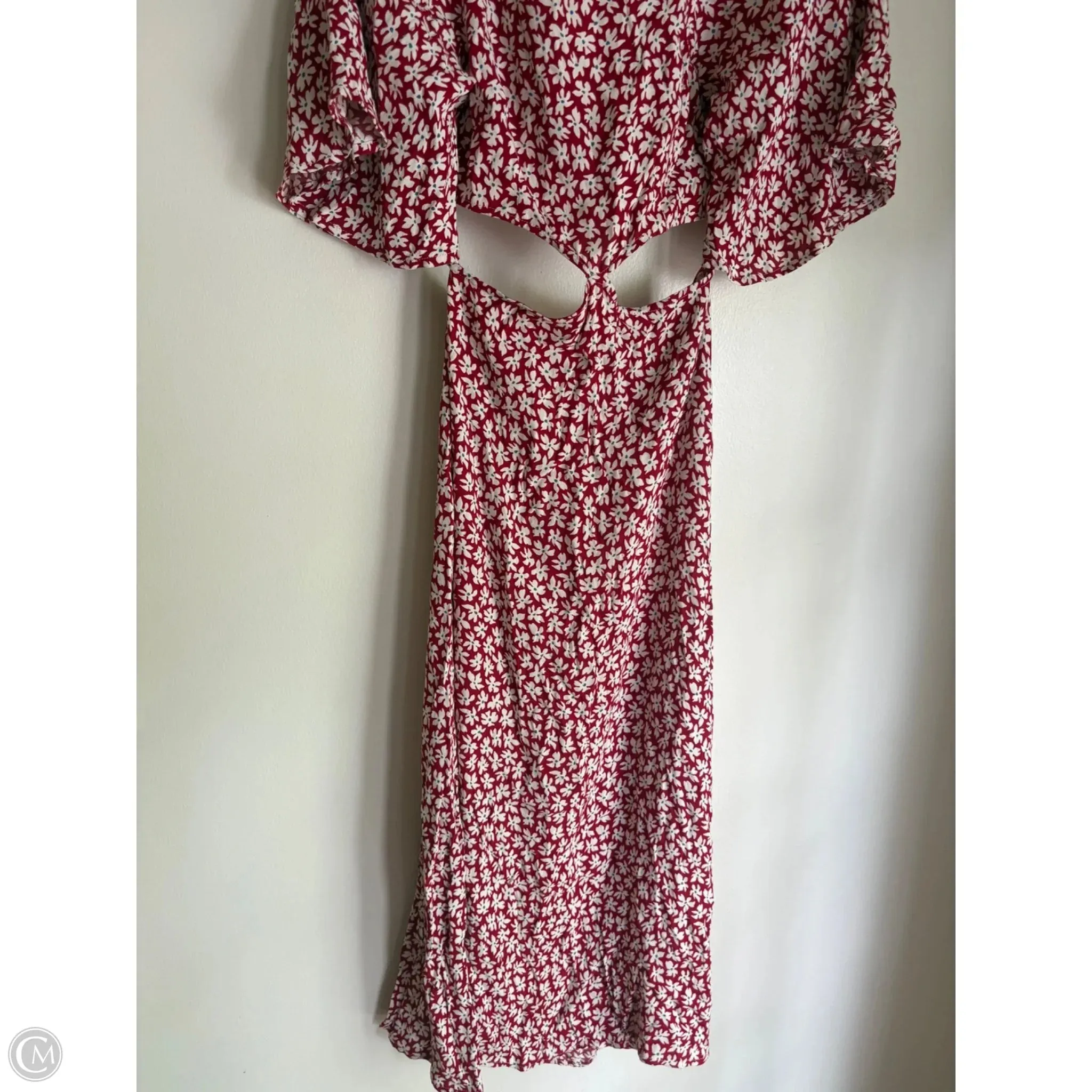 Dress Party Long By Reformation In Floral Print. Size: Xs