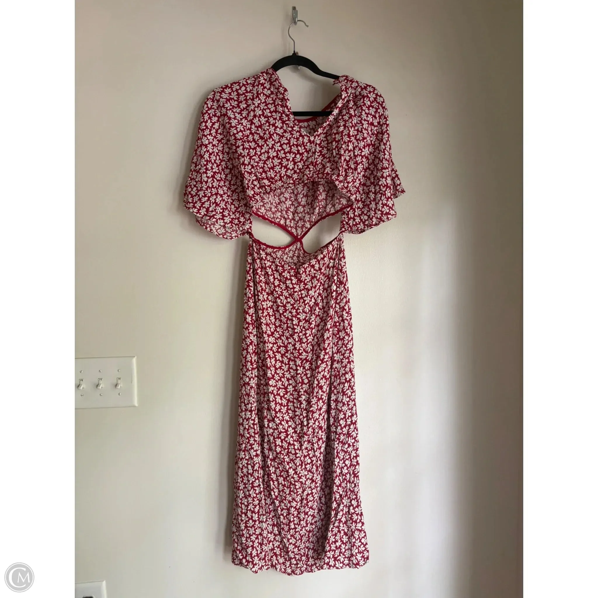 Dress Party Long By Reformation In Floral Print. Size: Xs