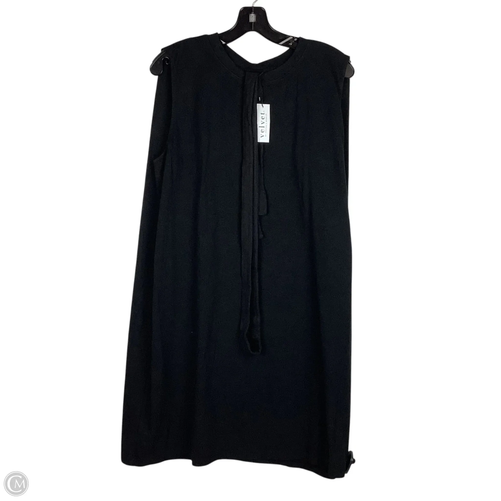 Dress Party Midi By Velvet In Black. Size: Xl