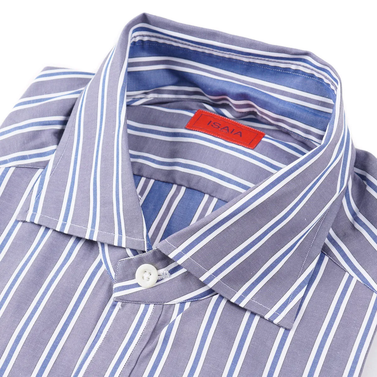 Isaia Tailored-Fit 'Mix' Cotton Shirt