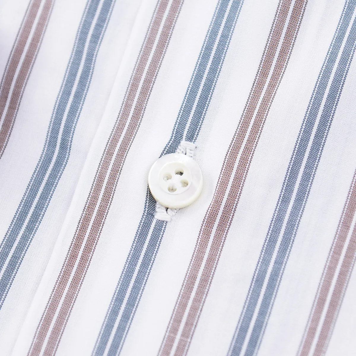 Isaia Tailored-Fit 'Mix' Cotton Shirt
