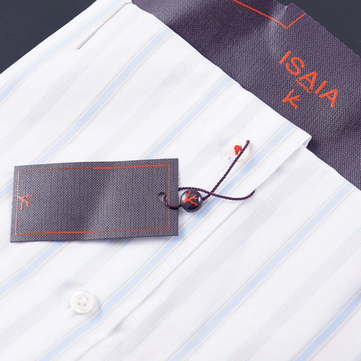 Isaia Tailored-Fit 'Mix' Cotton Shirt