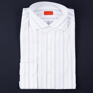 Isaia Tailored-Fit 'Mix' Cotton Shirt