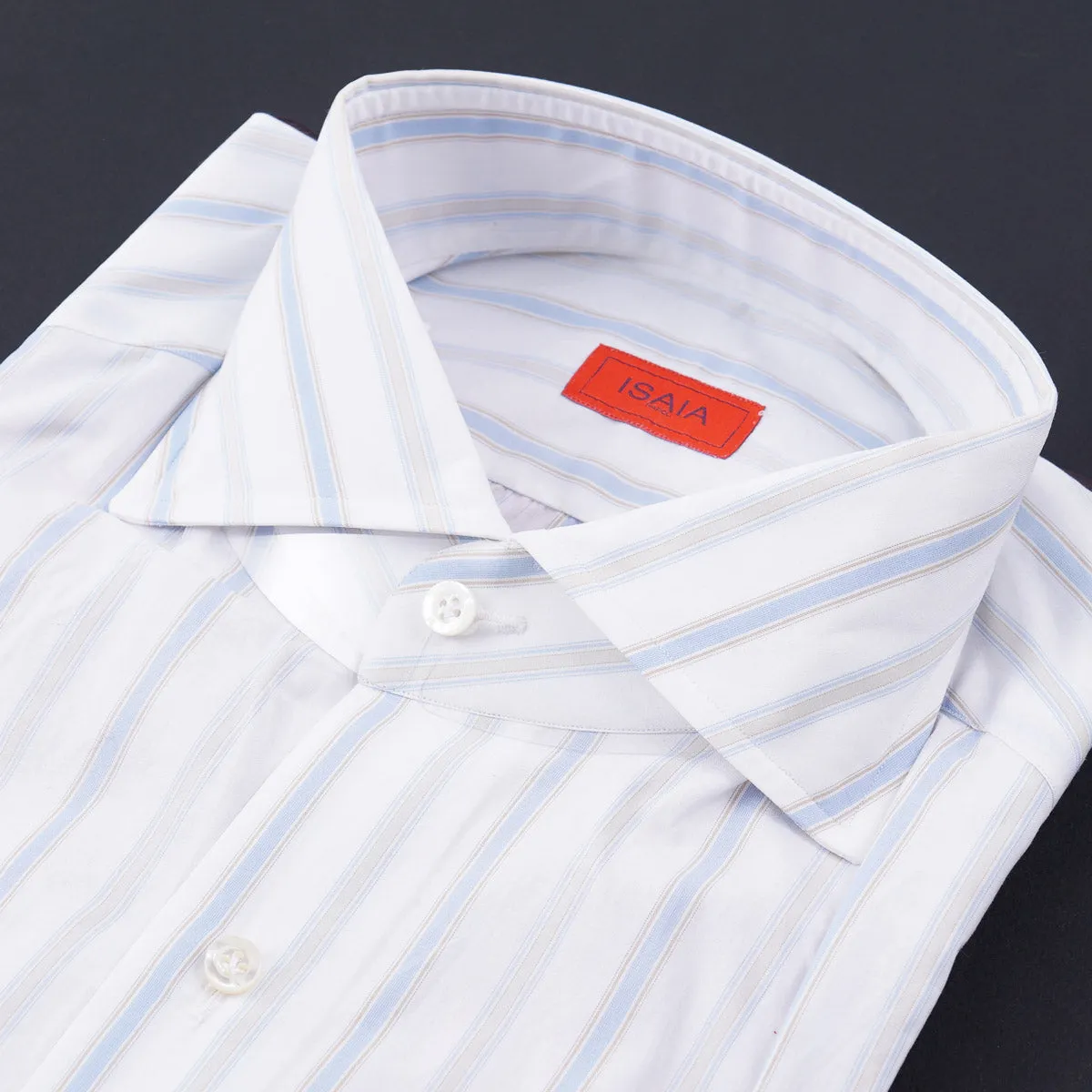 Isaia Tailored-Fit 'Mix' Cotton Shirt