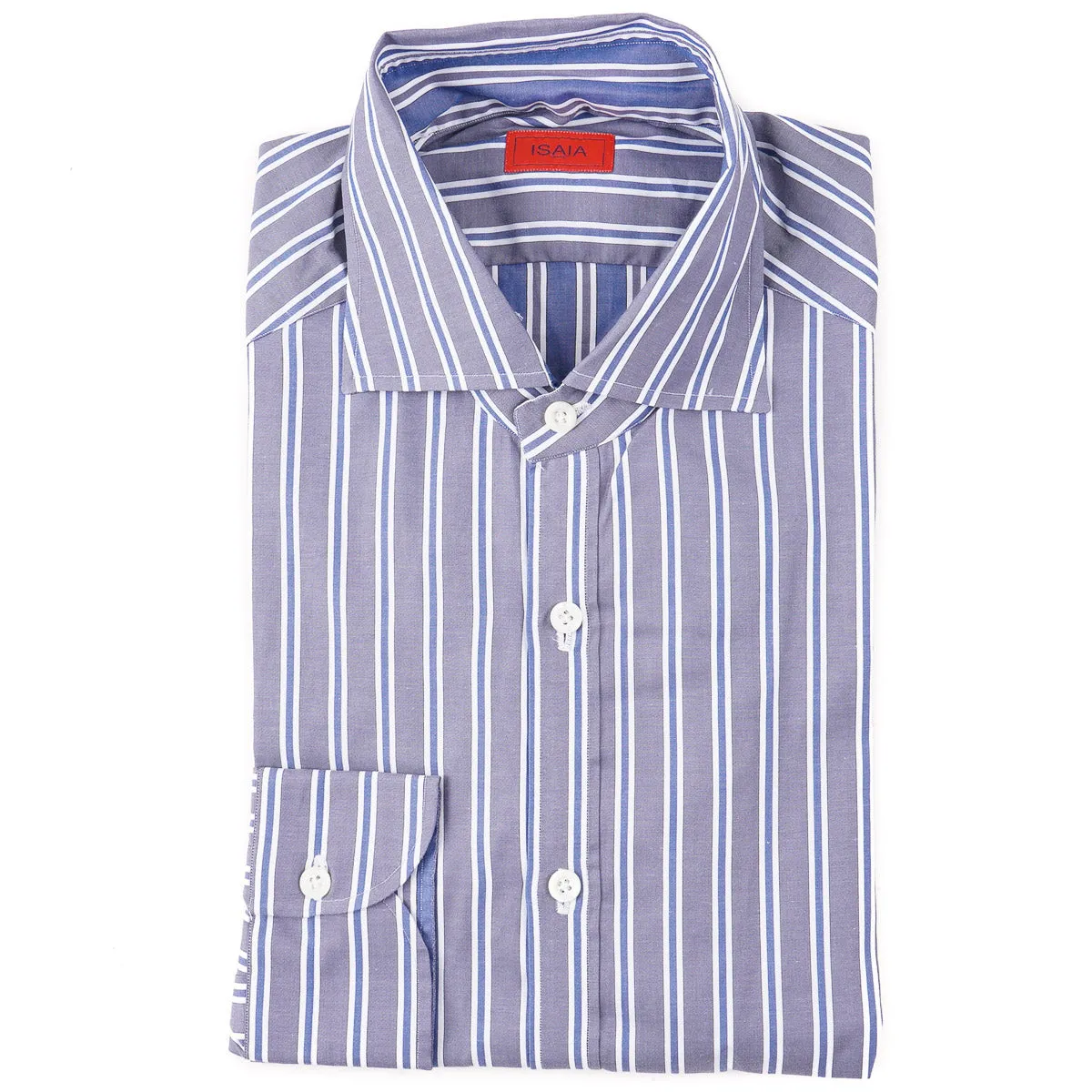 Isaia Tailored-Fit 'Mix' Cotton Shirt