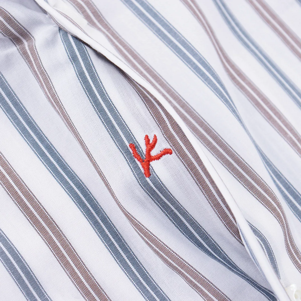 Isaia Tailored-Fit 'Mix' Cotton Shirt
