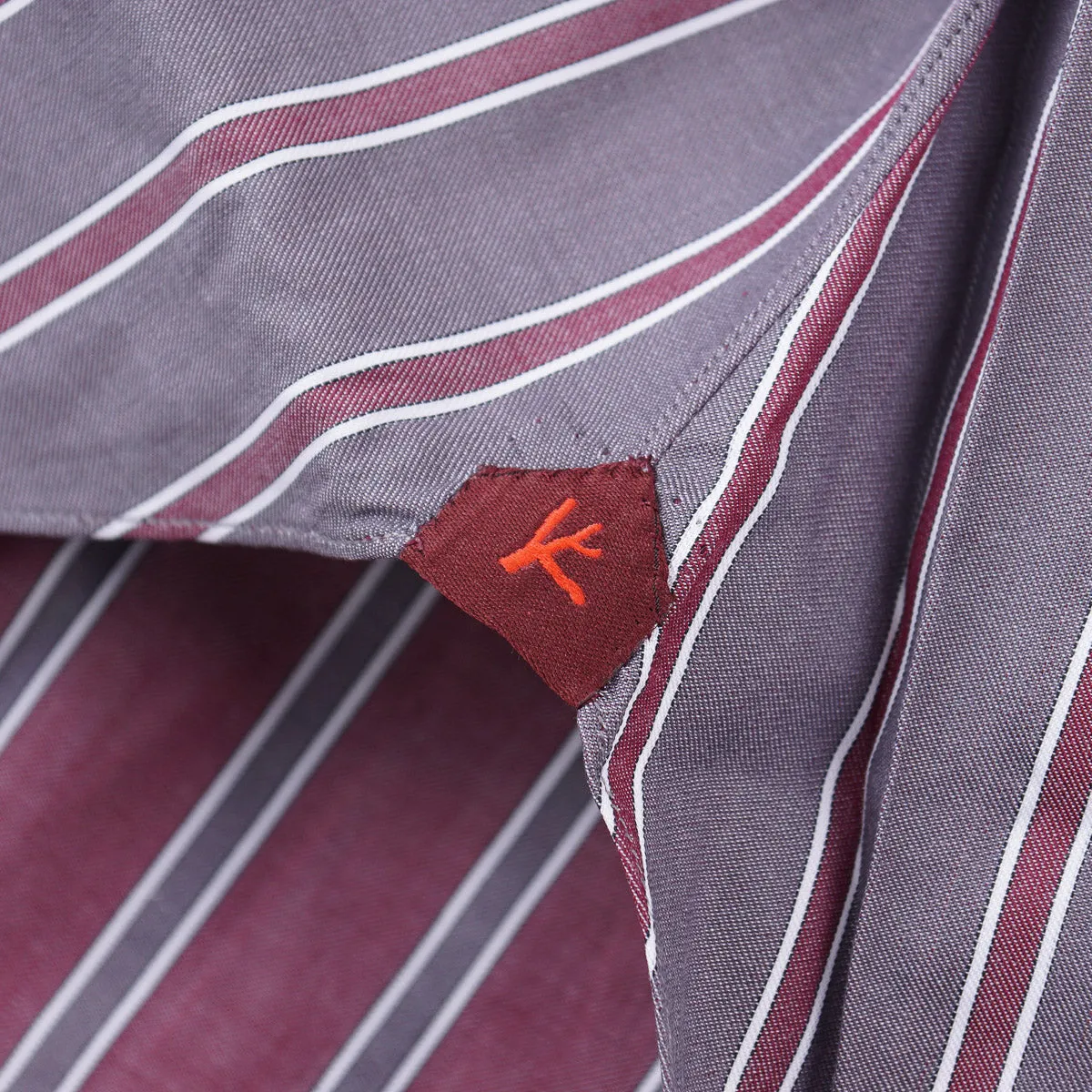 Isaia Tailored-Fit 'Mix' Cotton Shirt