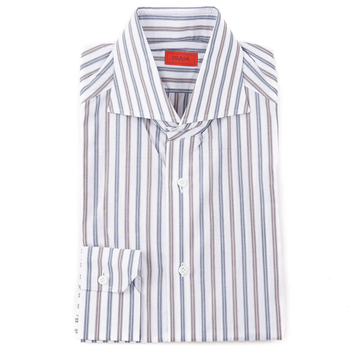 Isaia Tailored-Fit 'Mix' Cotton Shirt