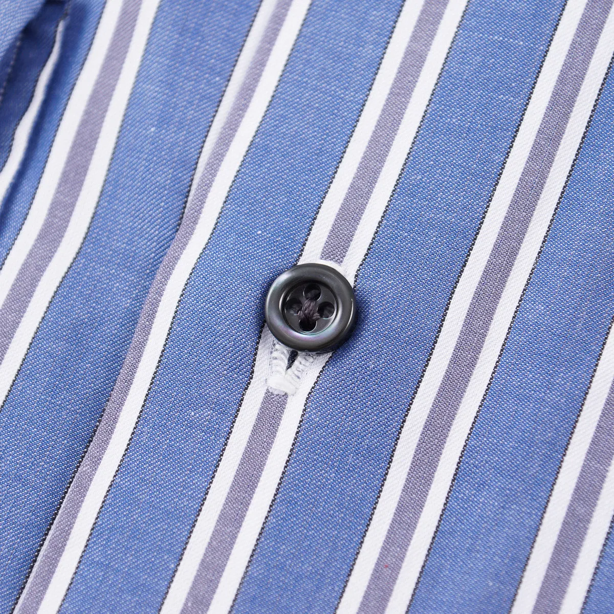 Isaia Tailored-Fit 'Mix' Cotton Shirt