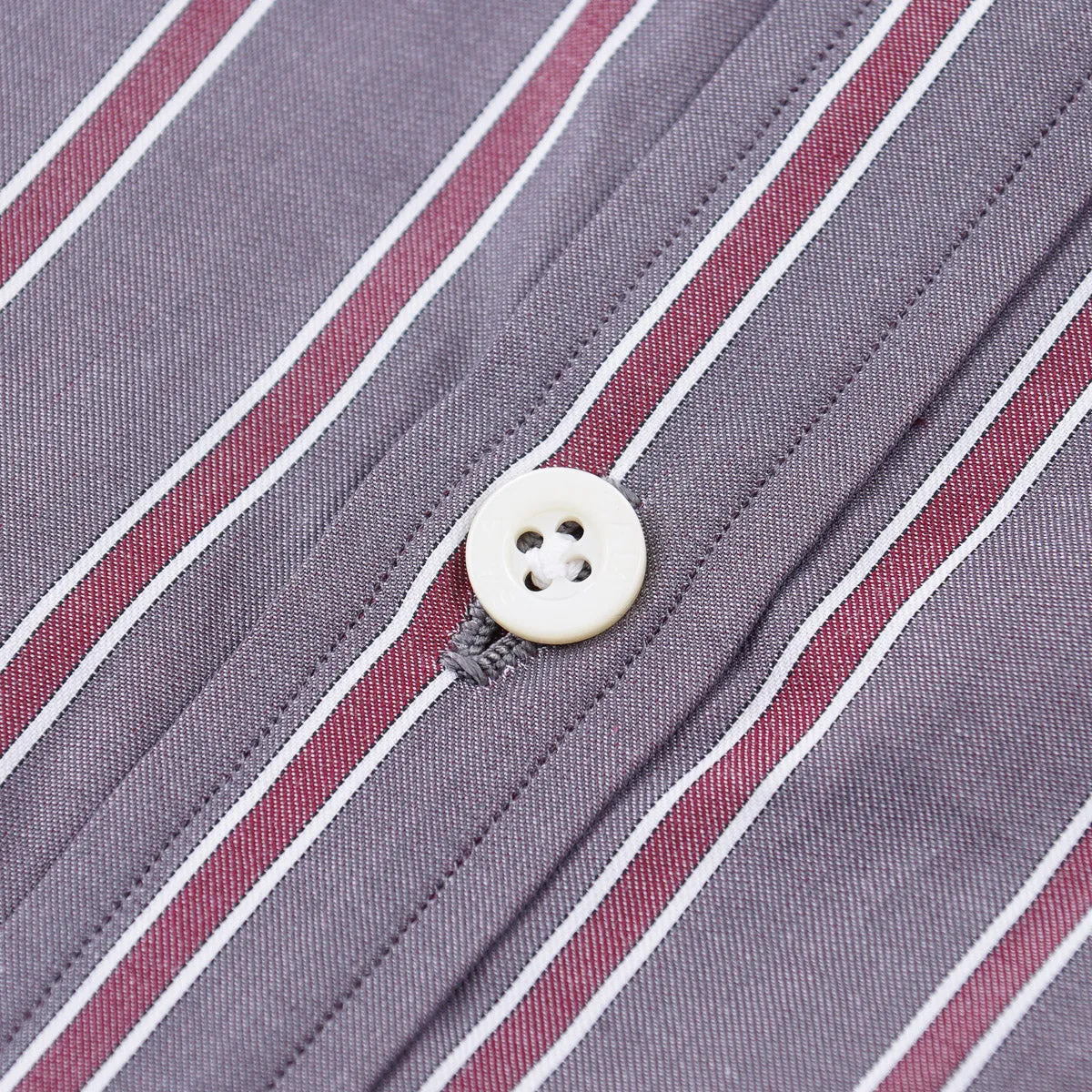 Isaia Tailored-Fit 'Mix' Cotton Shirt