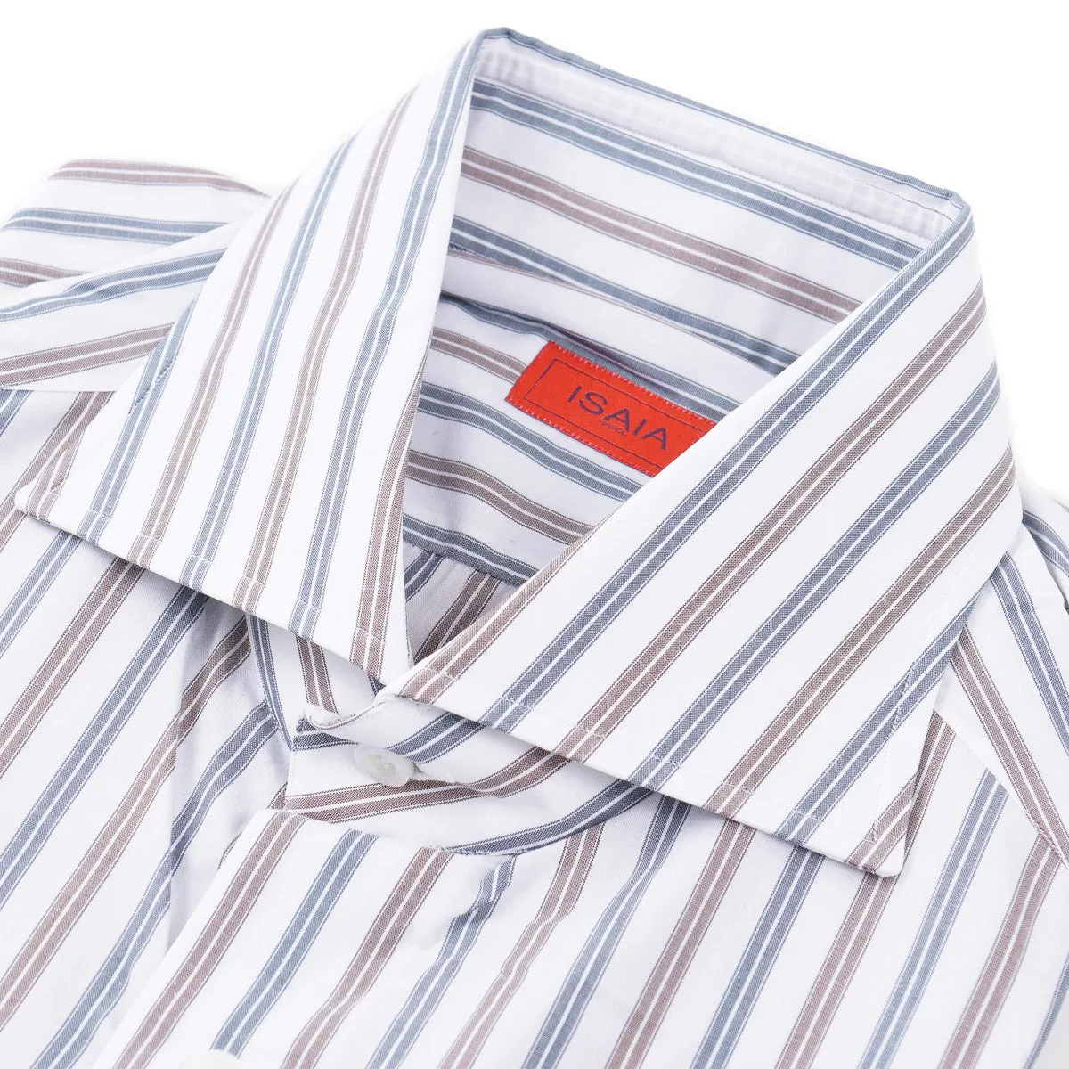 Isaia Tailored-Fit 'Mix' Cotton Shirt