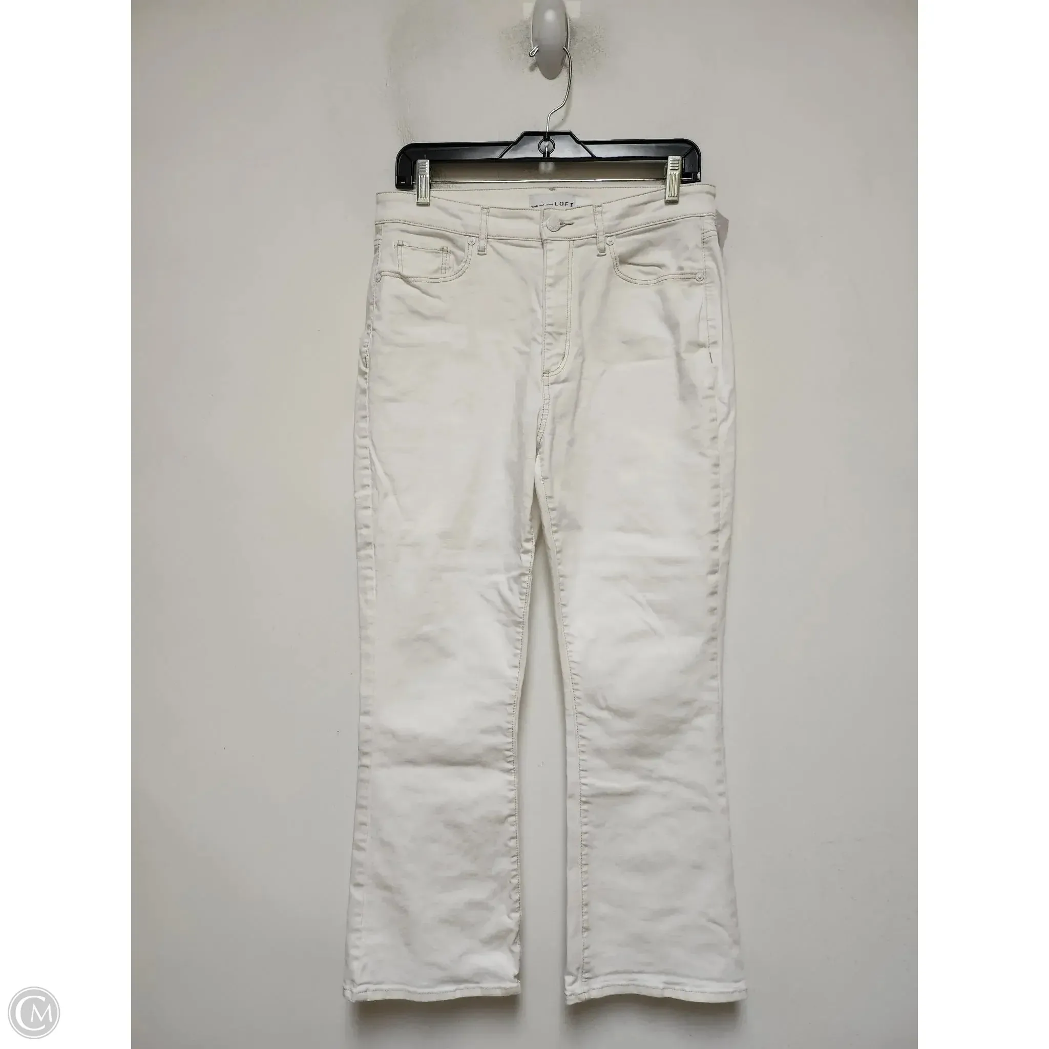 Jeans Boot Cut By Loft In White. Size: 8
