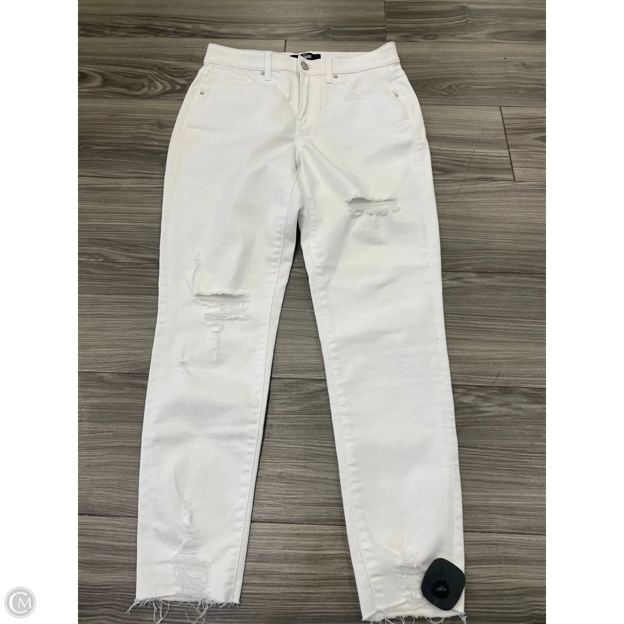 Jeans Boyfriend By Lularoe In White. Size: 28