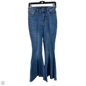 Jeans Flared By Judy Blue In Blue. Size: 4