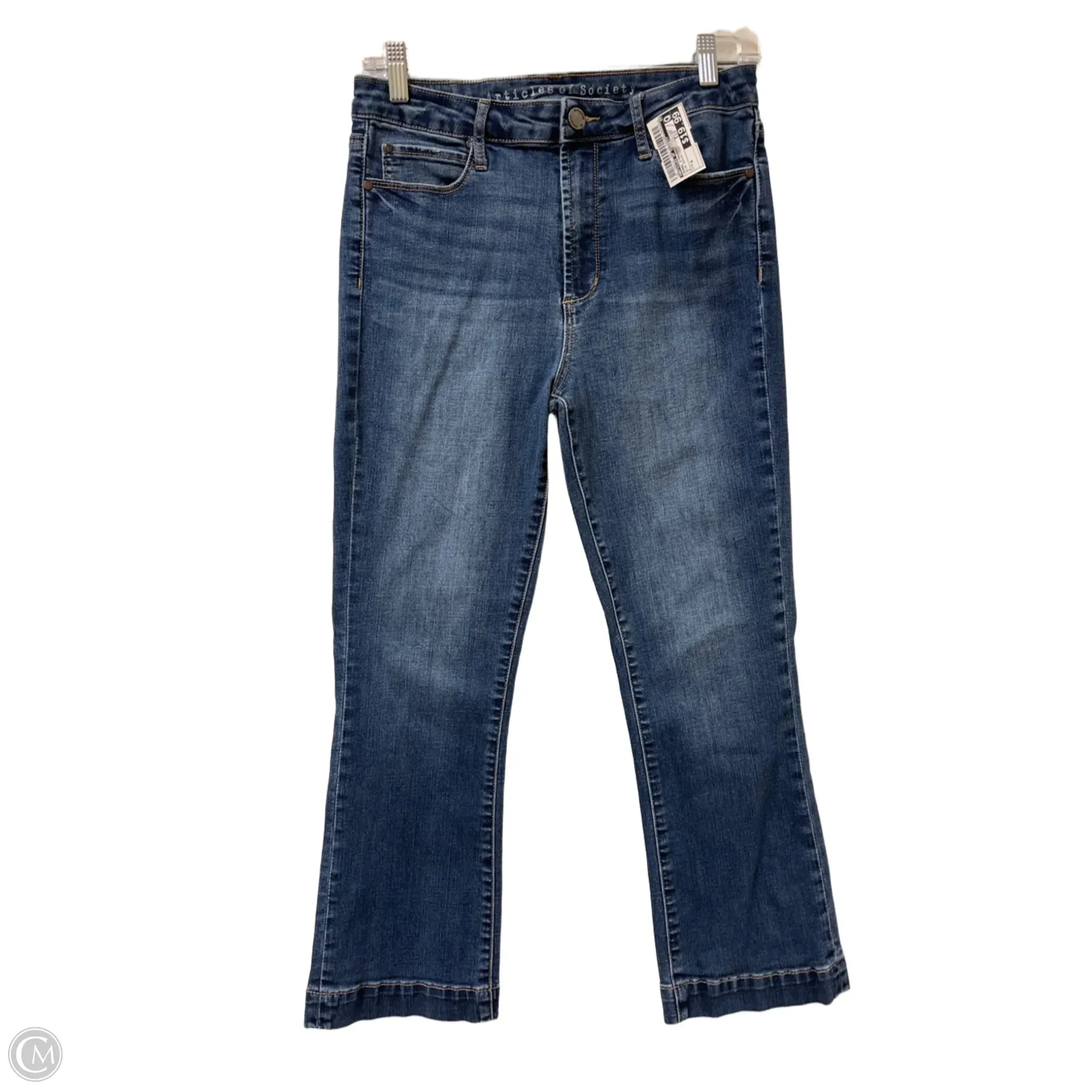 Jeans Straight By Articles Of Society In Blue Denim. Size: 8