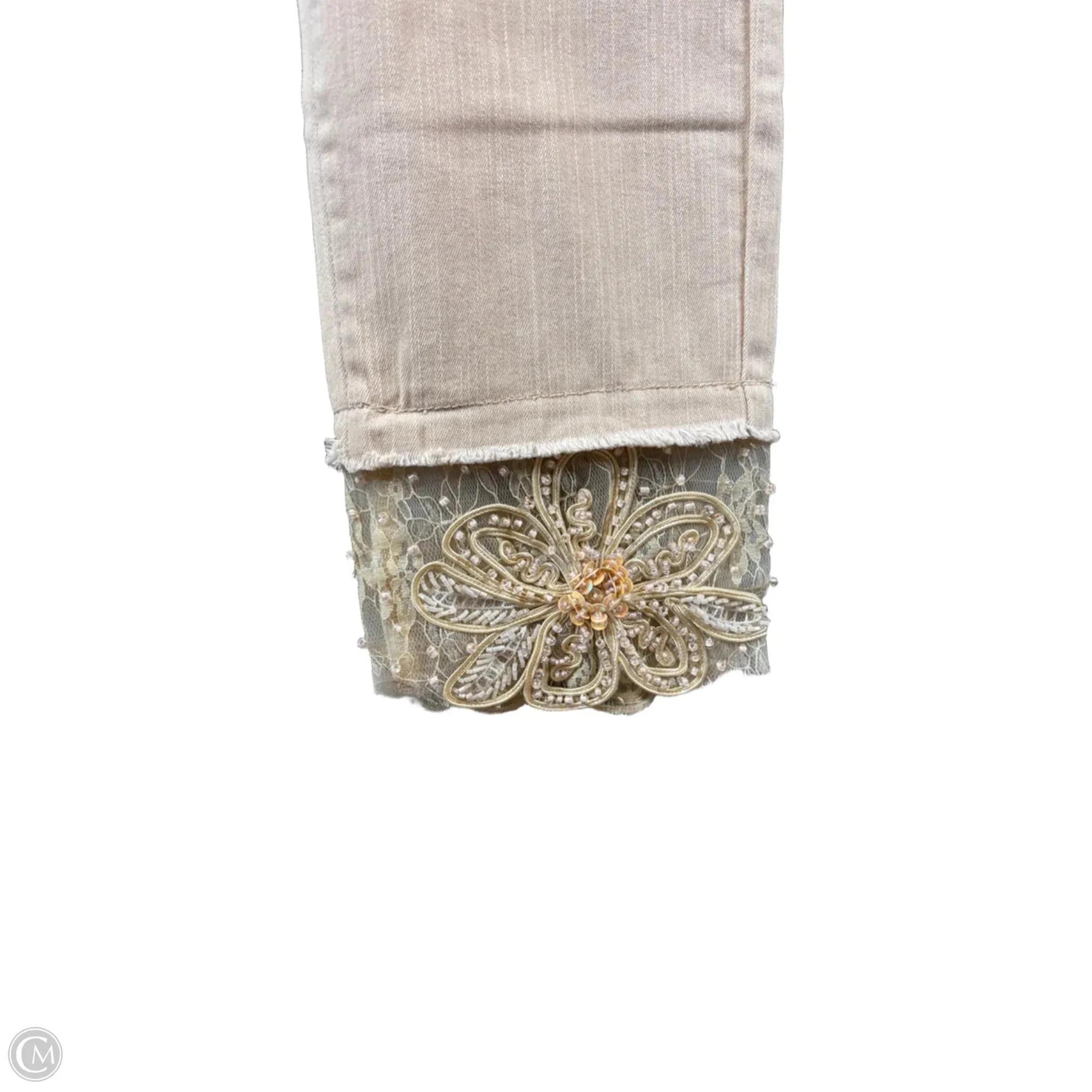 Jeans Straight By Clothes Mentor In Beige. Size: 10