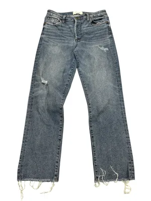 Jeans Straight By Evereve In Blue Denim. Size:6