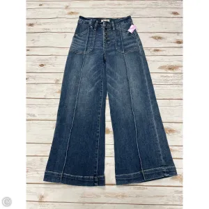 Jeans Straight By Kut In Blue Denim. Size: 0