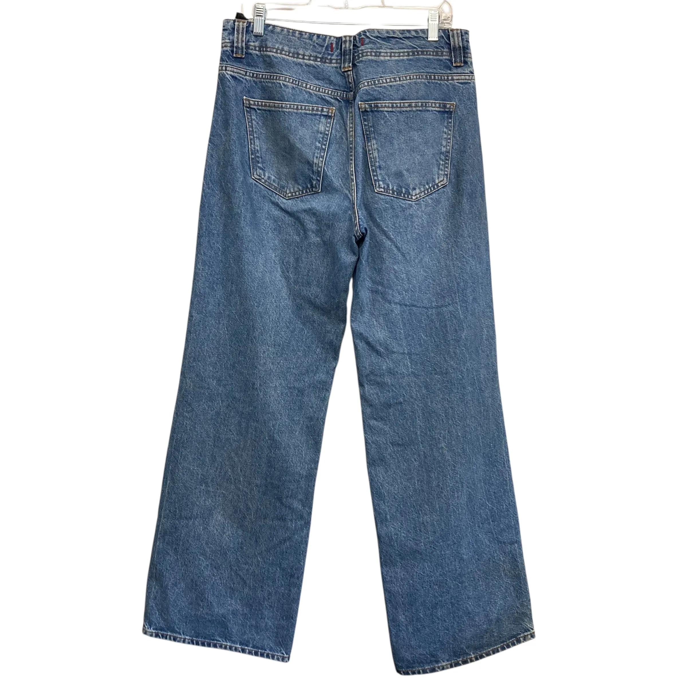 Jeans Wide Leg By Zara In Blue Denim. Size:8