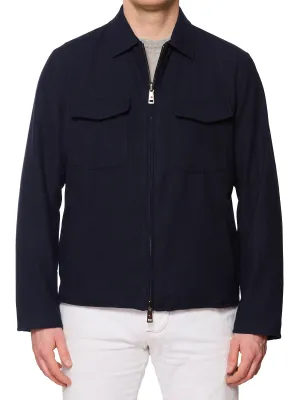 KITON KIRED  Rimo Reversible Blue-Black Blouson Utility Jacket EU 52 US L