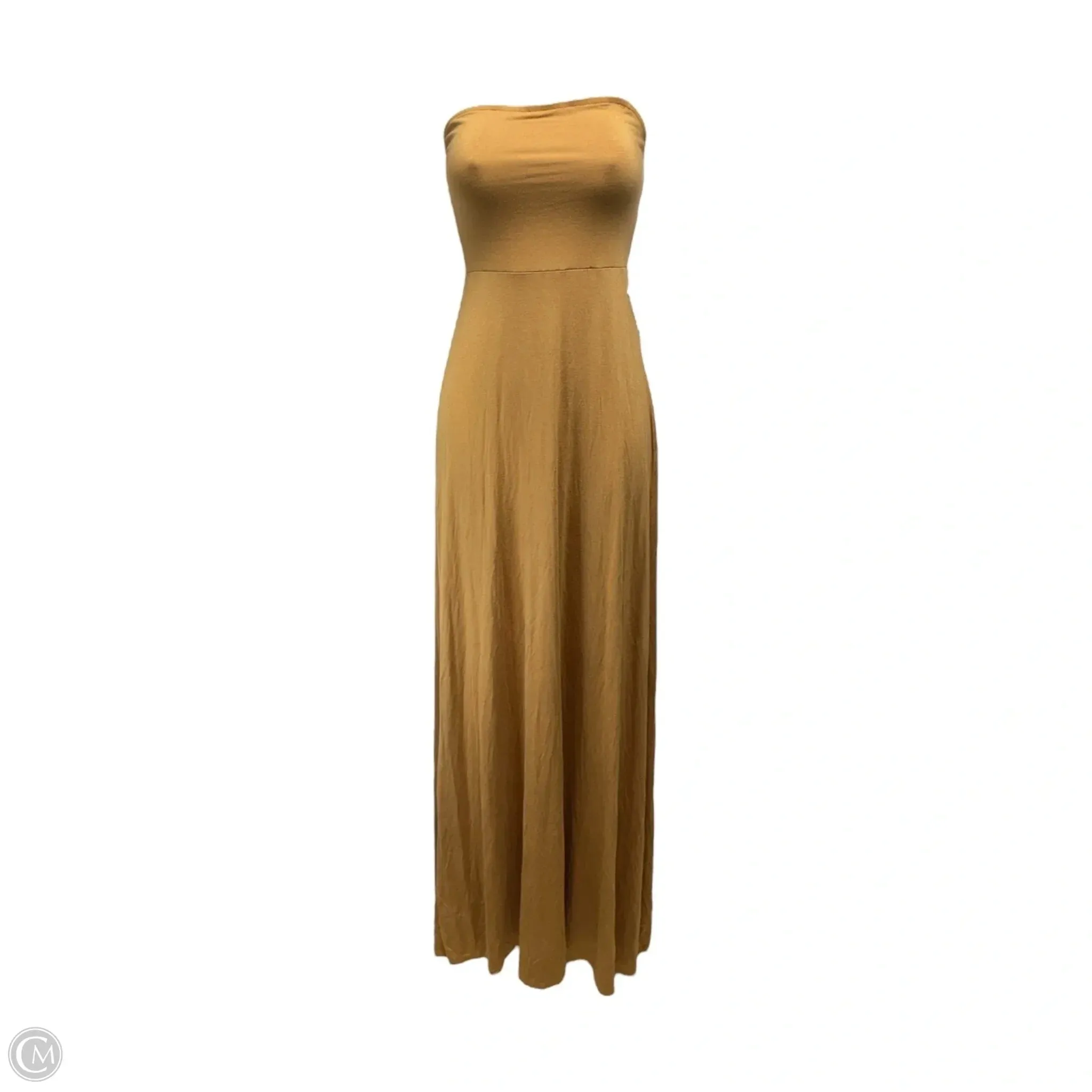 Lace Up Back Tube Maxi Dress By Free People Beach In Tan. Size: XS